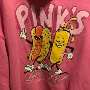 PINK x Pinks hotdog 🌭 Victoria's Secret sweatshirt hoodie